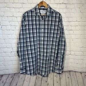 Mizzen + Main Leeward Collection XL Trim Fit Athletic Dress‎ Shirt 4 way Stretch